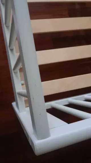 Cama infantil IKEA blanca