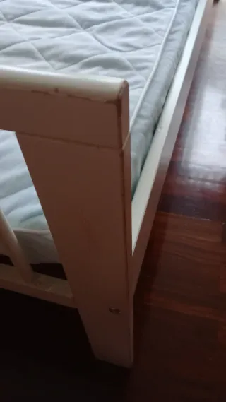 Cama infantil IKEA blanca