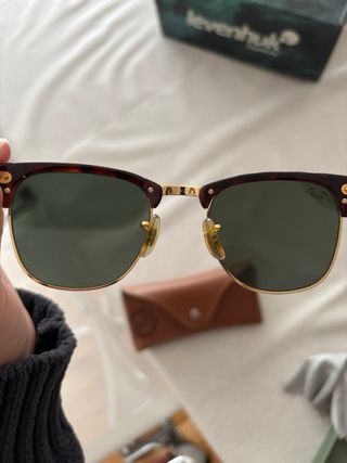 Gafas de sol Ray-Ban Clubmaster Marrón/Dorado