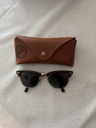 Gafas de sol Ray-Ban Clubmaster Marrón/Dorado