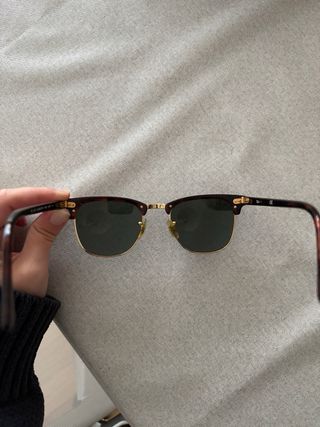 Gafas de sol Ray-Ban Clubmaster Marrón/Dorado