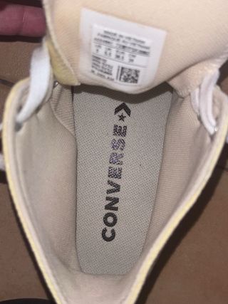 Converse All Star Amarillas Talla 38