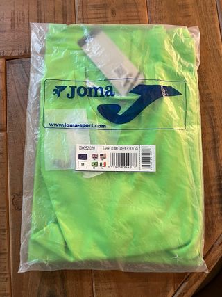 Maglietta Joma Verde Fluo Taglia M