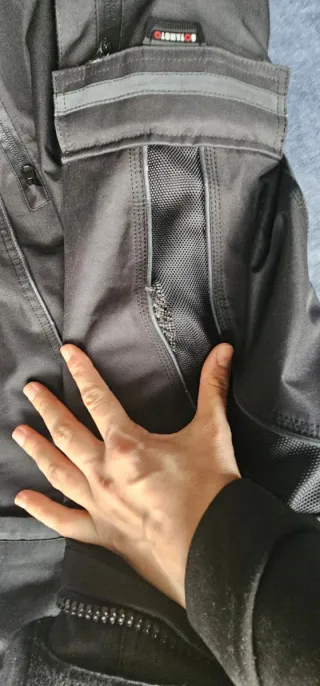 Pantalones de moto negros talla L