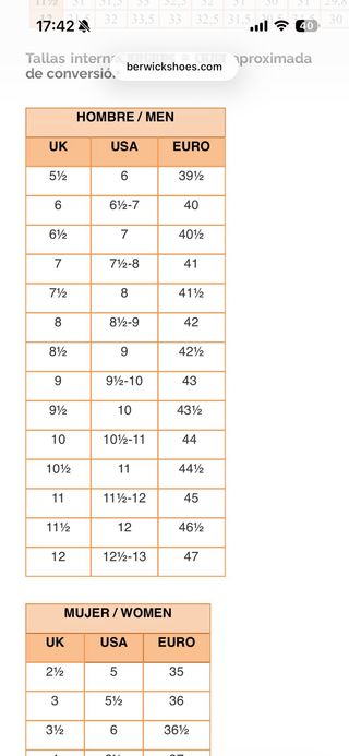 Zapatos Berwick para Hombre Talla 43 Burdeos