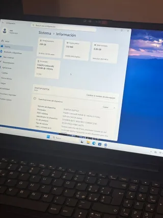 Portátil LENOVO V15 G2 IJL 256GB intel Celeron