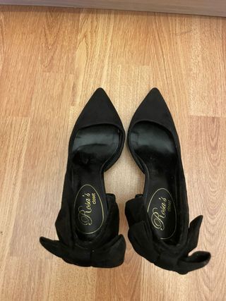 Zapatos de Tacón Rosa's Closet Talla 37 Negros