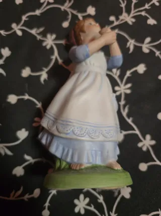 Statuina Avon 1982 Bambina Porcellana