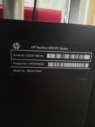 Ordenador HP Pavilion Completo