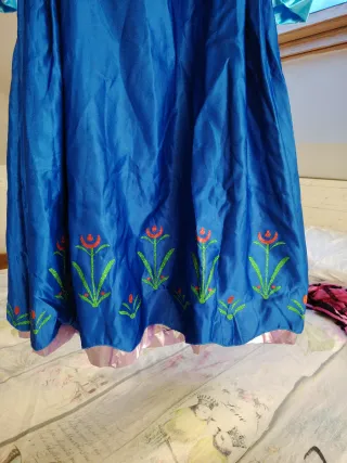 Disfraz Ana Frozen T38-M con peluca peliroja