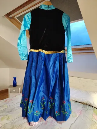 Disfraz Ana Frozen T38-M con peluca peliroja