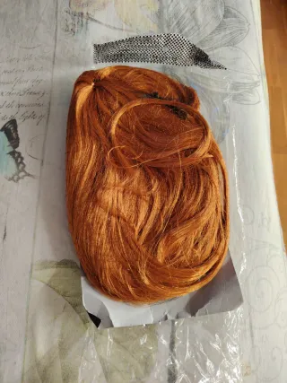 Disfraz Ana Frozen T38-M con peluca peliroja