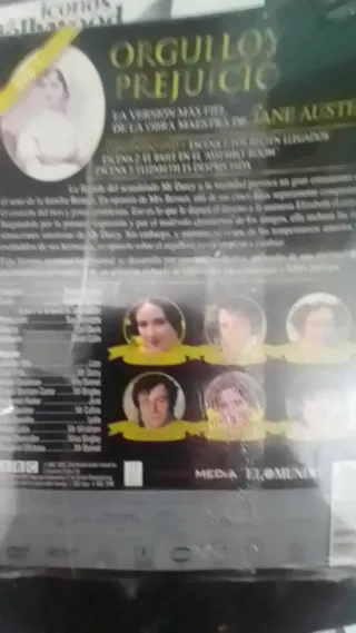 DVD Orgullo y Prejuicio (Español)