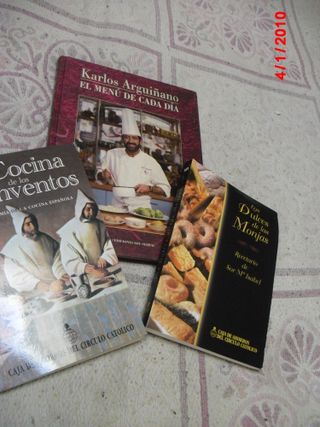 LIBROS DE COCINA 10€ TODOS o 5€ CADA FOTO