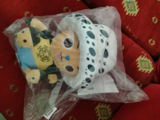 Peluche One Piece Chopper x Law 20cm