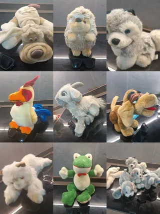 Peluche assortiti dai €10 ai €20 l'uno