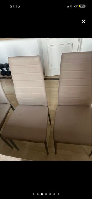 Tavolo da Pranzo in Cristallo e Acciaio Inox El Corte Inglés