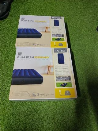 2 Materassi Gonfiabili Intex Dura-Beam