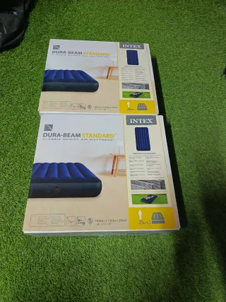2 Materassi Gonfiabili Intex Dura-Beam