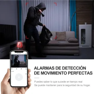Cámara espía 4K app móvil visión nocturna