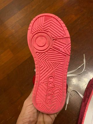Scarpe Adidas bambina misura 30 bianche e rosa