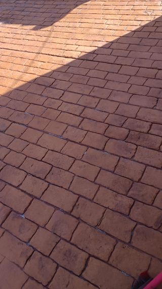 Hormigón impreso y vertical