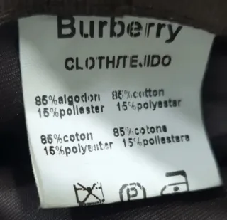 Gorra Burberry Corduroy beige teja Talla 58