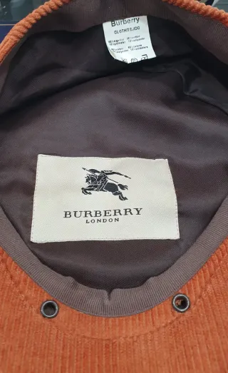 Gorra Burberry Corduroy beige teja Talla 58