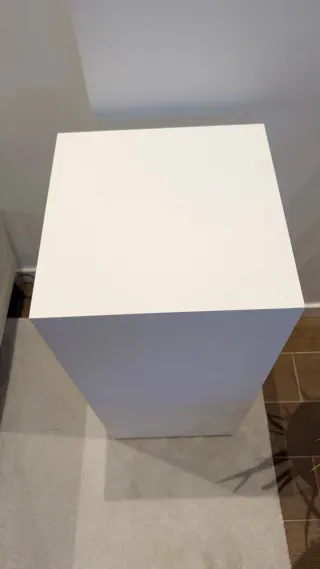 Peana blanca mate colección Ovar El Corte Ingles