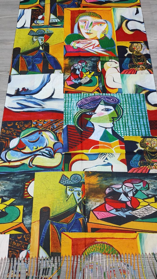 Stola Collage opere di Pablo Picasso nuova