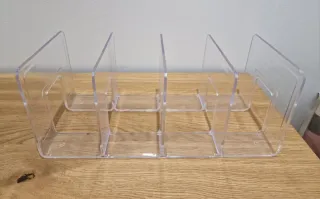 Estantería acrílica transparente (libros, bolsos..