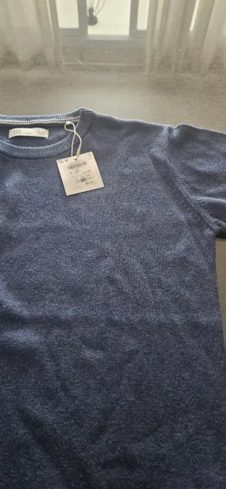 Chaleco Zara Azul Talla 13-14