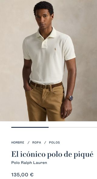 Polo Ralph Lauren Beige Talla M