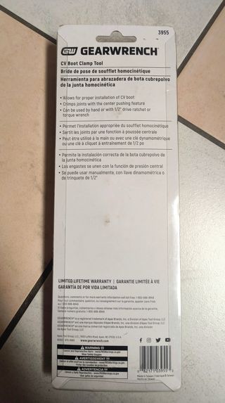 Pinza per fascette a due orecchie Gearwrench