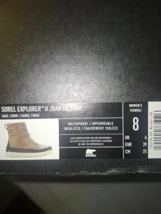 Botas Sorel grises y verde caqui
