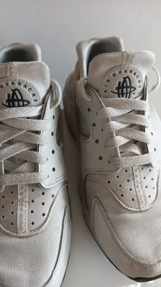 Zapatillas Nike Huarache Beige/Blanco