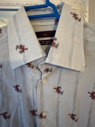 Camisa manga larga estampada