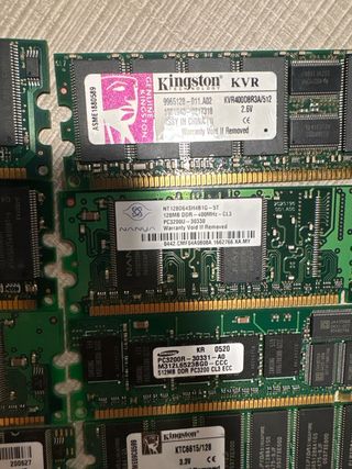 Lote Memoria RAM Antigua DDR / DDR2