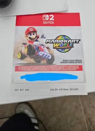 Código Descarga Mario Kart World Nintendo Switch