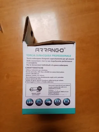 Torcia Subacquea Professionale ARRANGO