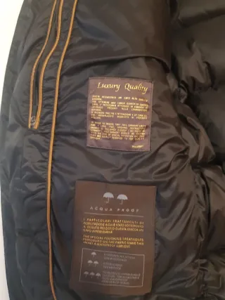 Chaqueta Bomber Moorer BRETT-SH Negra Talla 54