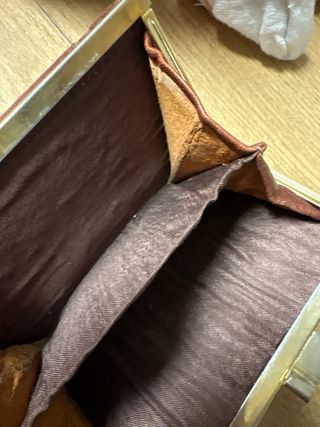 Cartera Dior Marrón Piel