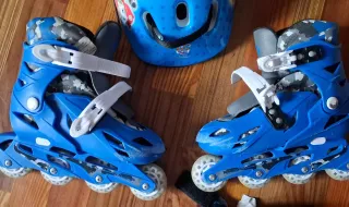 Kit Patines y protecciones infantiles 6-8 años