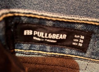 Jeans baggy azzurro taglia 38