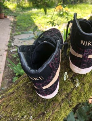 Scarpe Nike Blazer Mid nere e viola