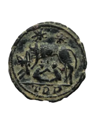 Raro Follis URBS ROMA , Arte Barbaro