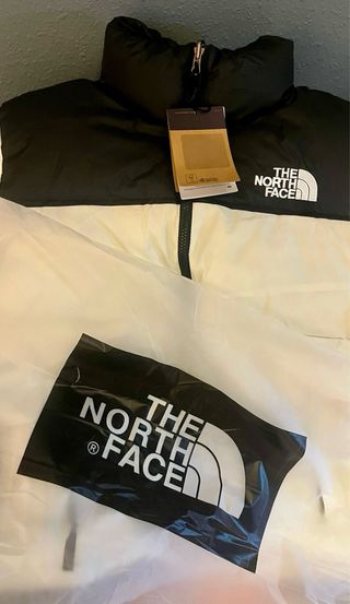 Abrigo Plumífero Blanco Talla L