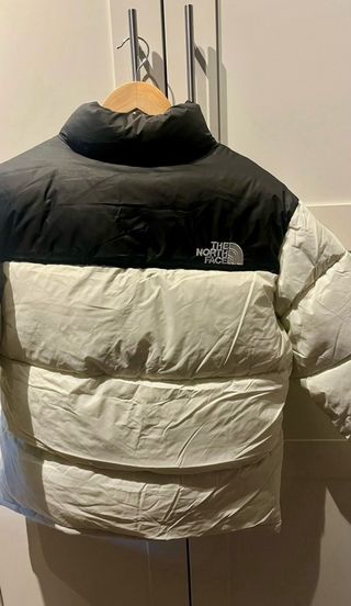 Abrigo Plumífero Blanco Talla L