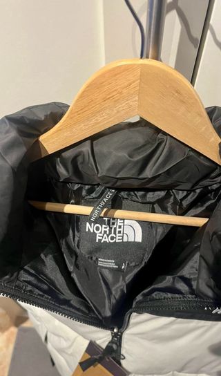 Abrigo Plumífero Blanco Talla L