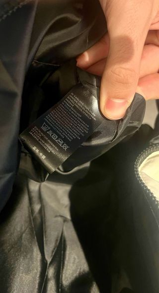 Abrigo Plumífero Blanco Talla L